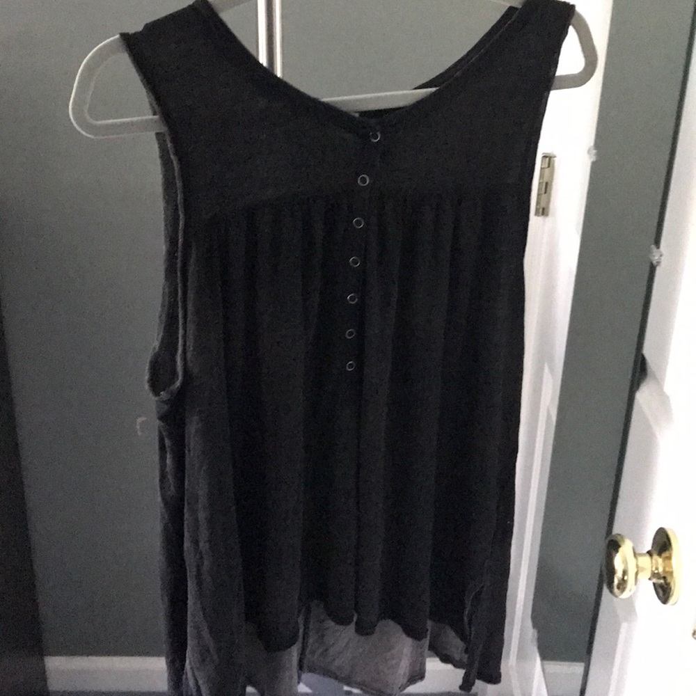 Free People Black Tank Top